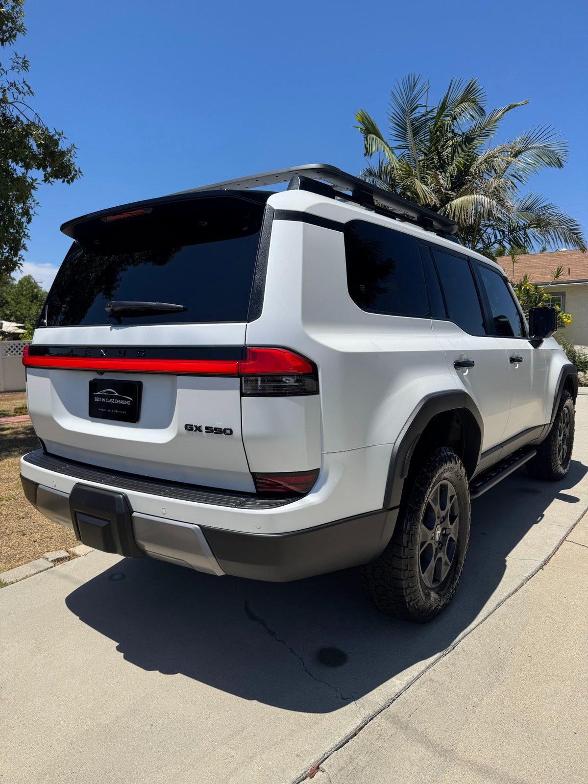 Hanrahan Mobile Detailing arriving for a mobile detail at a client's driveway in North County San Diego
