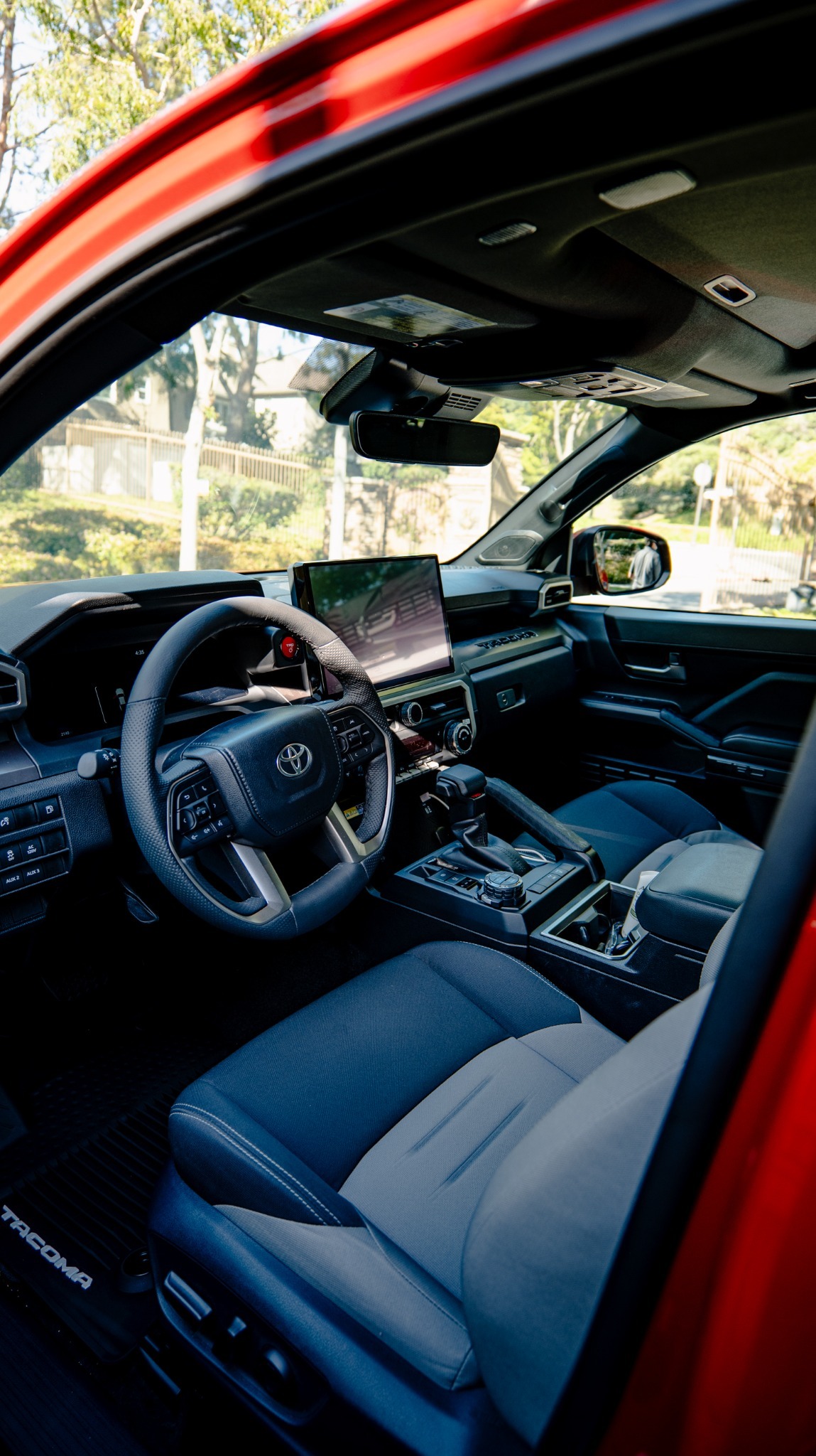 Toyota Tacoma interior detailed